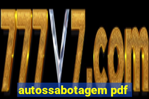 autossabotagem pdf